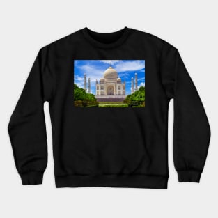 Taj Mahal riverside. Crewneck Sweatshirt